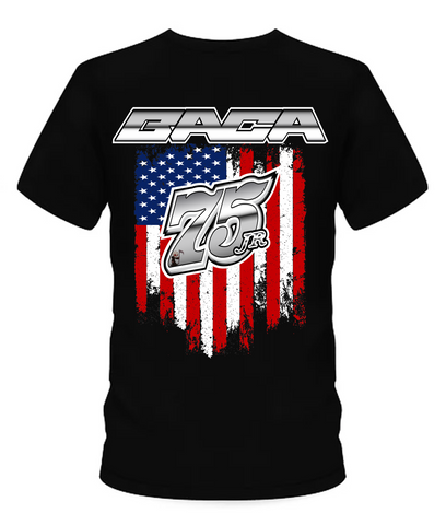 Chaz Baca American Flag T-Shirt