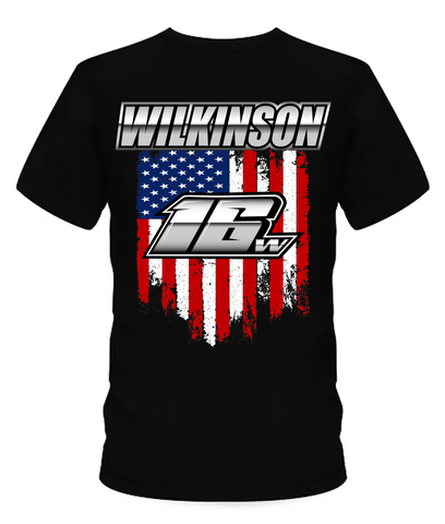 Dustin Wilkinson American Flag T-Shirt