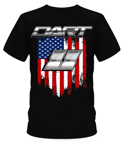 Danica Dart American Flag T-Shirt