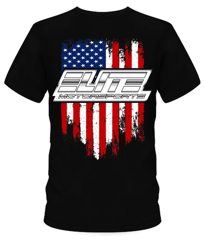 Elite Motorsports American Flag T-Shirt