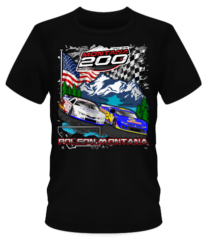 Mission Valley Super Oval T-Shirt- 2024 Montana 200