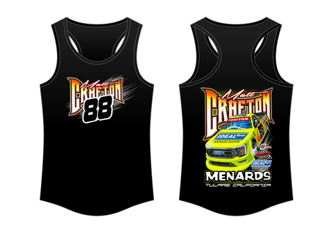 Matt Crafton Women Racerback Tanks