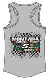 2026 Mission Valley Super Oval Super 5 Women's Racerback Tank Top