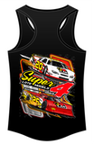 Super 4 Late Models Women's Racerback Tank Top