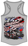 Stateline Speedway Women's Racerback Tank Top