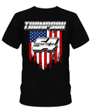 Trace Thompson American Flag Design