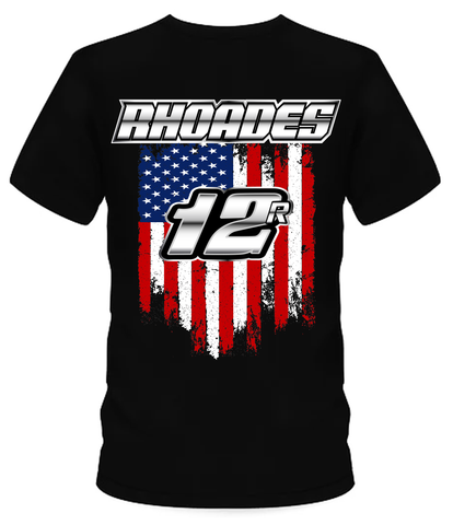 Ty Rhoades American Flag T-Shirt