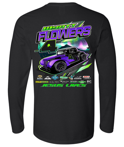 Wyatt Flowers Long Sleeve T-Shirt