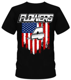 Wyatt Flowers American Flag T-Shirt