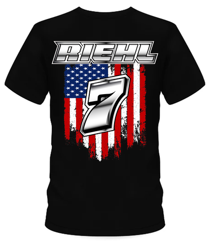 Zachary Riehl American Flag T-Shirt