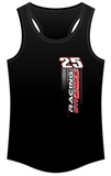 Racing Dynamiks #25 Women's Racerback Tank Top