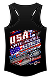 USA Late Model Series 2026 Women's Racerback Tank Top