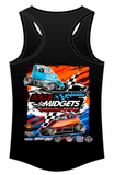 NW Focus Midgets Series Asphalt Women's Racerback Tank Top