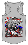 2026 Mission Valley Super Oval Women's Racerback Tank Top