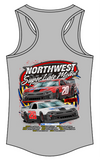 Northwest Super Late Model Series Women's Racerback Tank Top