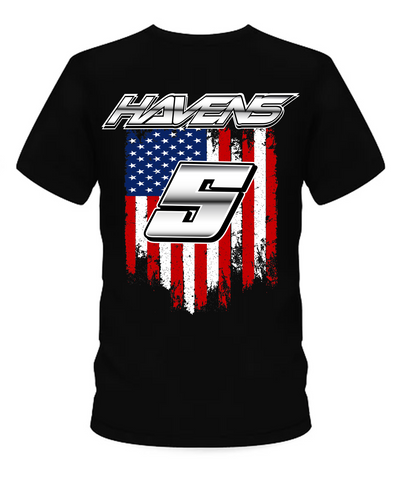 Jess Havens American Flag T-Shirt