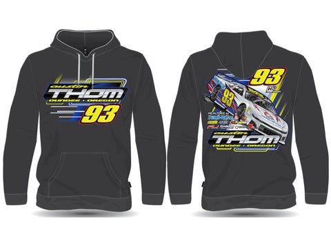 Austin Thom Racing Hoodie Charcoal